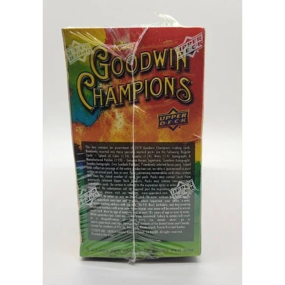 2019 Upper Deck Goodwin Champions Mega Box Tiger Woods - NEW - SEALED Luka RC